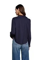 COSETTE CROP HI LOW SHIRT