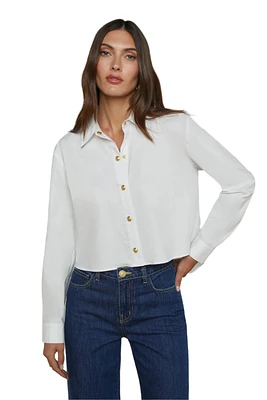 COSETTE CROP HI LOW SHIRT
