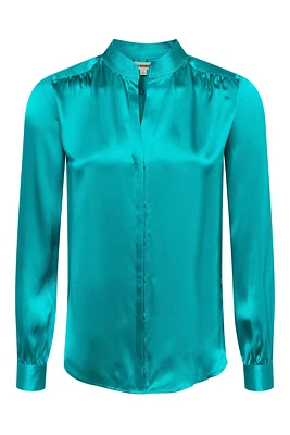 BIANCA BAND COLLAR BLOUSE (4490CLW)