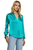 BIANCA BAND COLLAR BLOUSE (4490CLW)