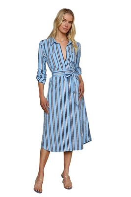JUBILEE MIDI SHIRTDRESS