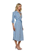 JUBILEE MIDI SHIRTDRESS