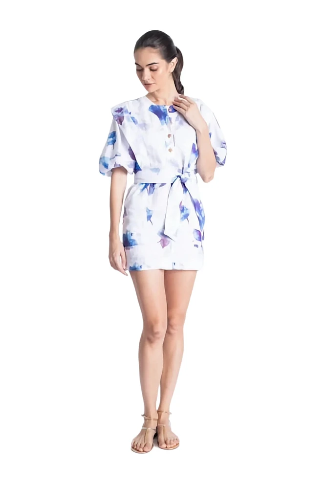 CATHERINE PRINT MINI DRESS