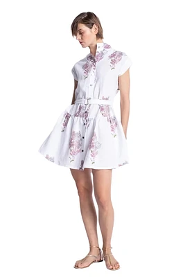 ZELIE PRINT MINI DRESS