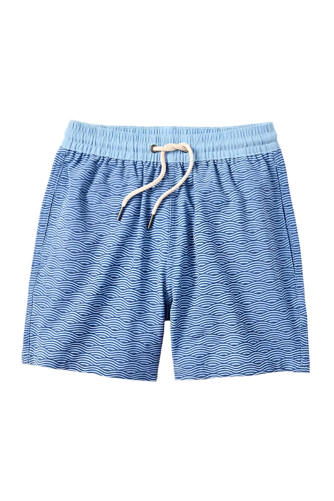 KIDS BAYBERRY BLUE WAVES SWIM TRUNK