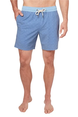 BAYBERRY BLUE WAVES  SWIM TRUNK
