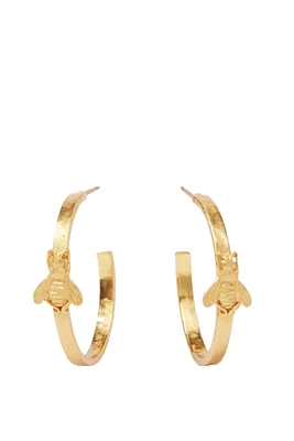 BEE HOOP MED- GOLD