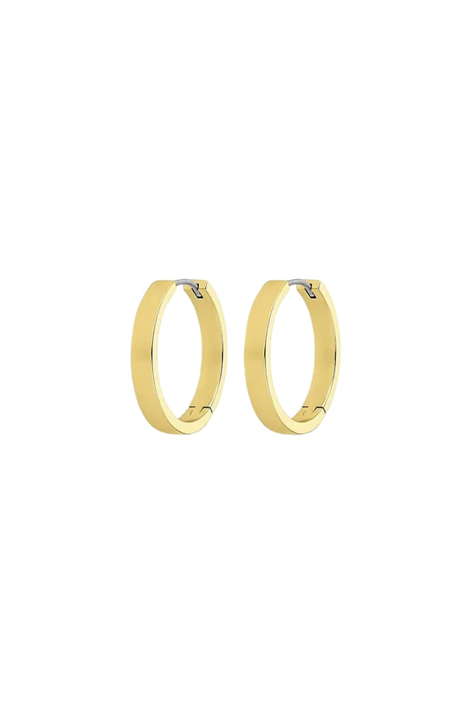 ROSE HOOPS- GOLD