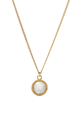FLEUR DE LIS SOLITAIRE NECKLACE