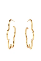 MEDIUM GARDENIA HOOP