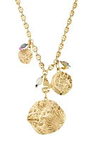 CARMEN CHARM NECKLACE- ANTQ GOLD