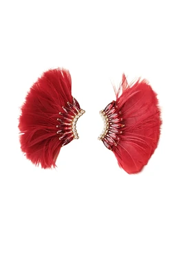 LUX MINI MADELINE FEATHER EARRING