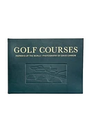 GOLF COURSES BOOK- GREEN LEATHER