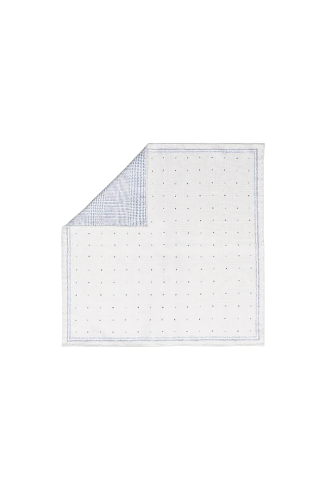 GILLIS POCKET SQUARE OS STONE