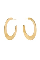 LUNA HOOP LG- GOLD