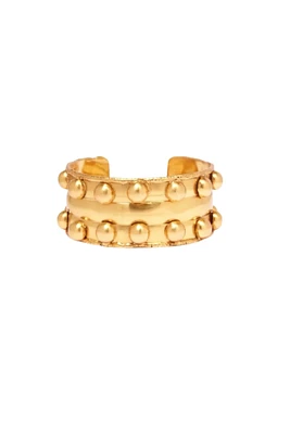 STONE MASSAI II CUFF- GOLD