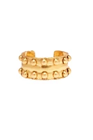 STONE MASSAI II CUFF- GOLD