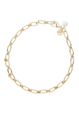 WHEELS OF FORTUNE CHAIN W/MOP BEAD