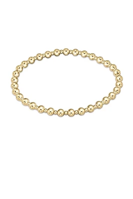 CLASSIC GRATEFUL PATTERN 4MM BRACELET- GLD