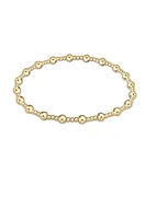 CLASSIC SINCERITY PATTERN 4MM BEAD BRACELET