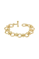 BAMBOO LINK BRACELET- GLD