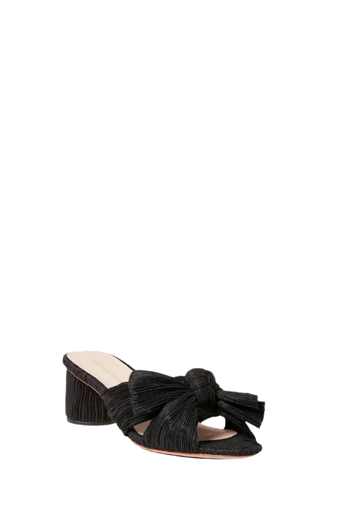 EMILIA PLEATED BOW HEEL