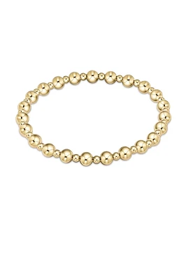 CLASSIC GRATEFUL PATTERN 5MM BRACELET- GLD