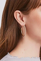 JULIET HOOP MED- GLD/PEARL