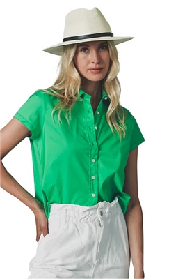 THE BOXY SS CROPPED SHIRT