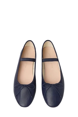 LEONIE SOFT BALLET FLAT NVY
