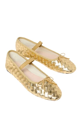 LEONIE WOVEN BALLET FLAT