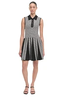 MELODIE PLEATED WRAP MINI DRESS