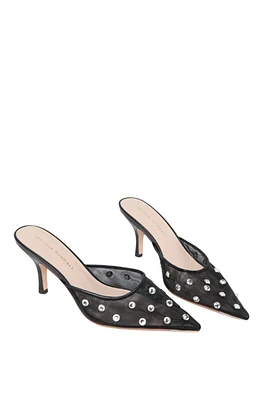 PALOMA MESH HEELED MULE