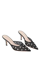 PALOMA MESH HEELED MULE