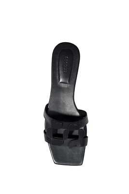 SIMKHAI MONOGRAM FLAT SLIDE