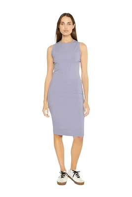 RIB TANK MIDI DRESS