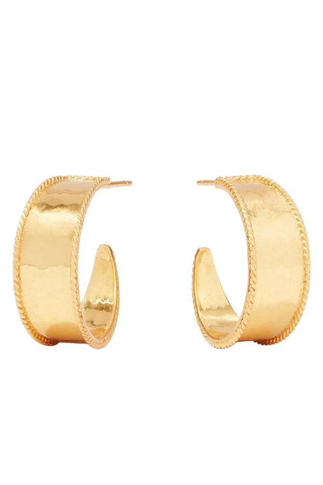 SAVOY HOOP SM- GOLD