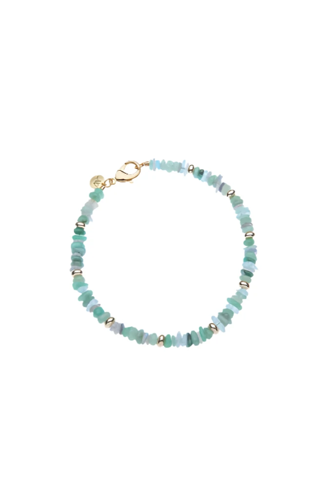 STRONG SEAGLASS BEADED NECKLACE
