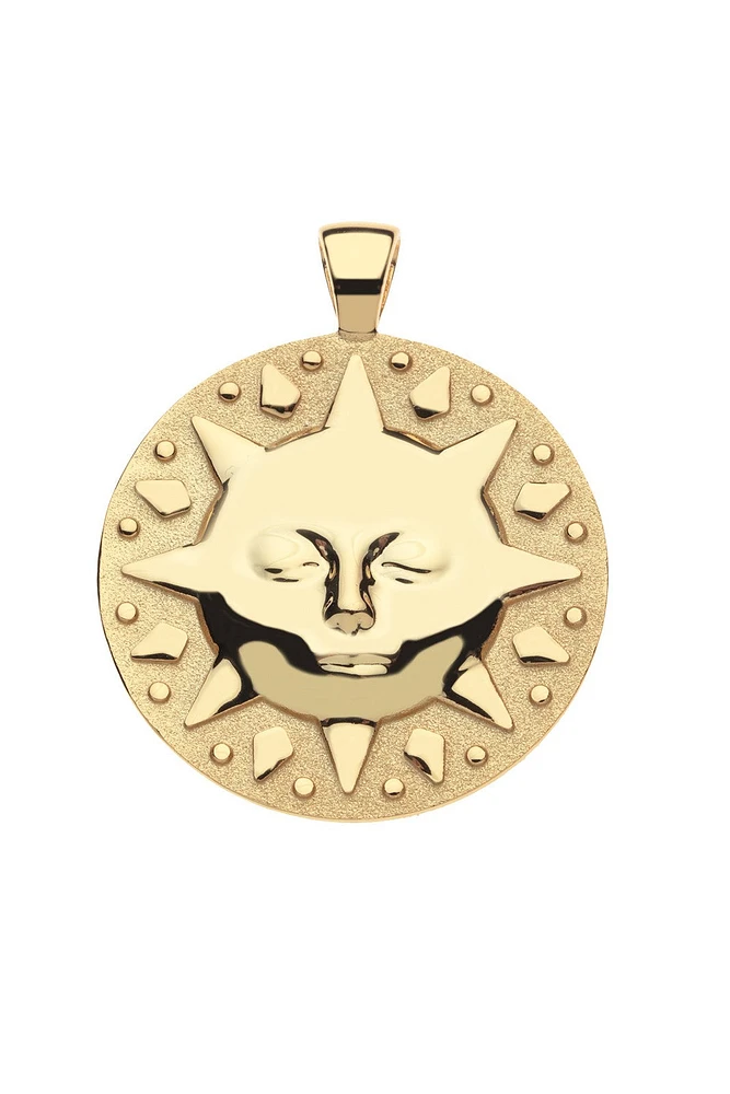 STRONG UNDER THE SUN PENDANT- DRAWN LINK CHAIN