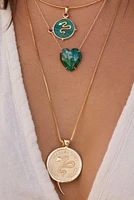 PROTECT SNAKE ORIGINAL NECKLACE- DRAWN LINK CHAIN