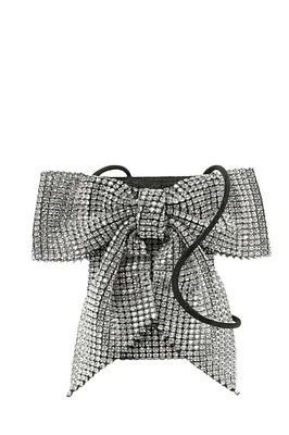 VIOLET DIAMONTE BOW CROSSBODY
