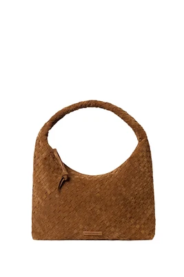 WILLOW WOVEN HOBO CACAO