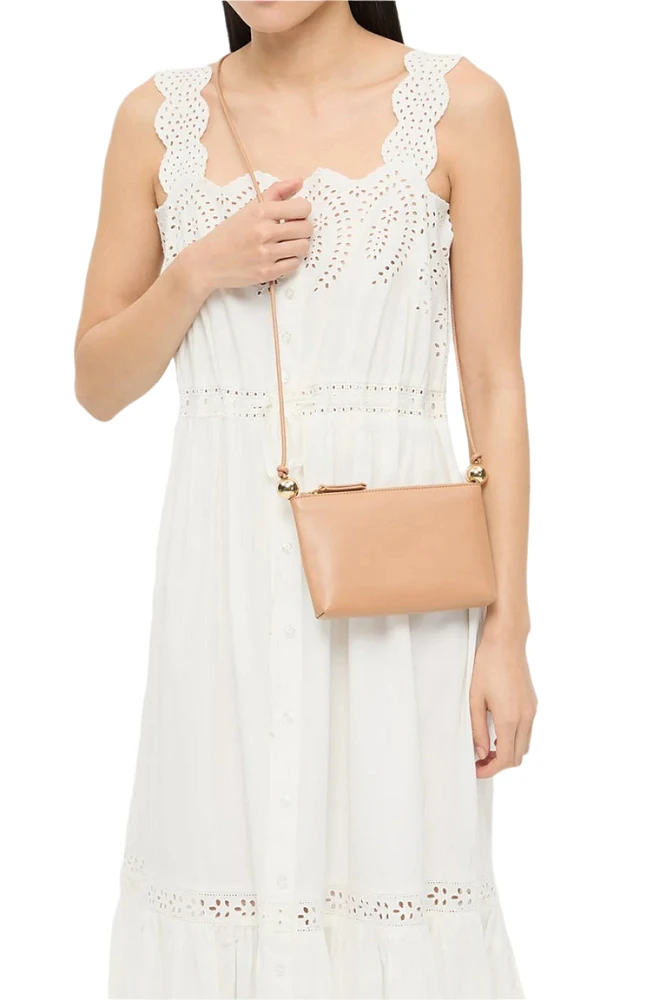 YASMINE FLAT CLUTCH DUNE