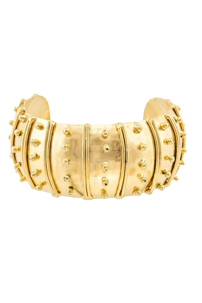 LG GIPSY CUFF- GOLD