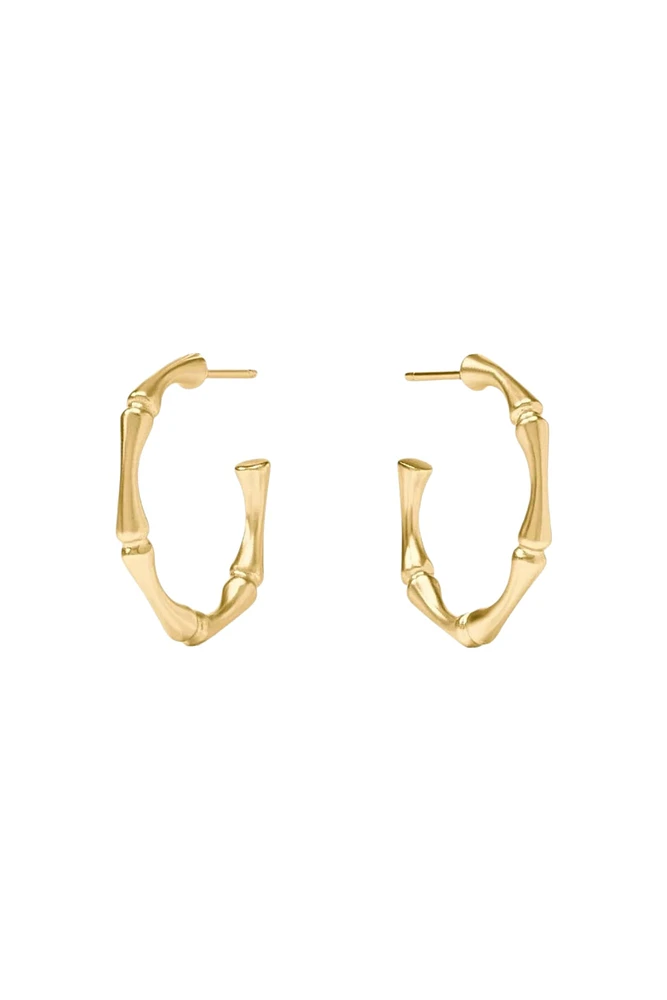 BAMBOO MED HOOP- GLD