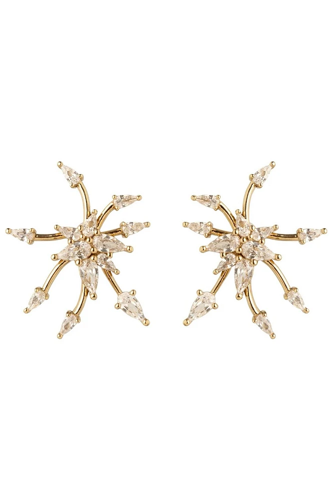 GRAMERCY STUDS- GLD/CLEAR