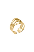 WAVE RING- GLD
