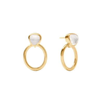 AQUITAINE DEMI DOORKNOCKER EARRING