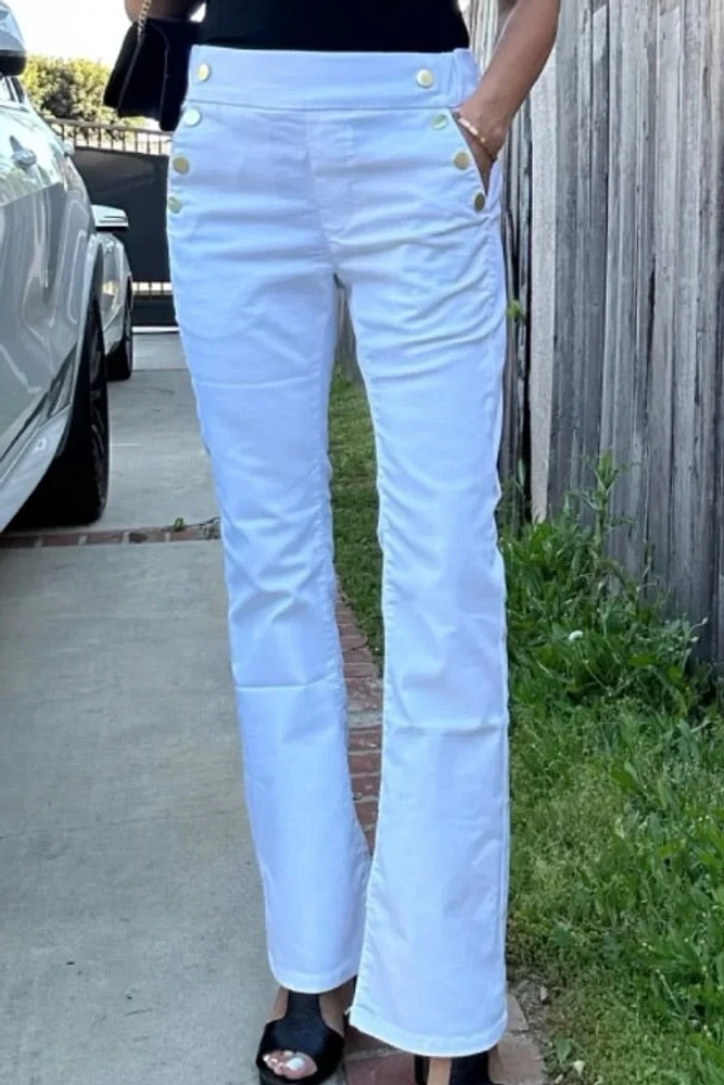 ELLEN PANT- WHITE