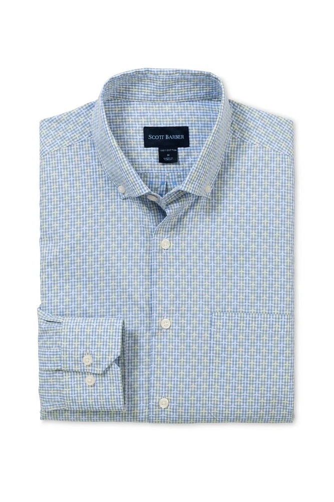 LS JACQUARD PLAID